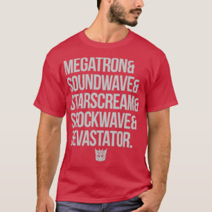 DECEPTICON LINEUP T SHIRT