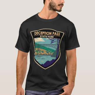 Deception Pass State Park Bridge Washington T Shirt