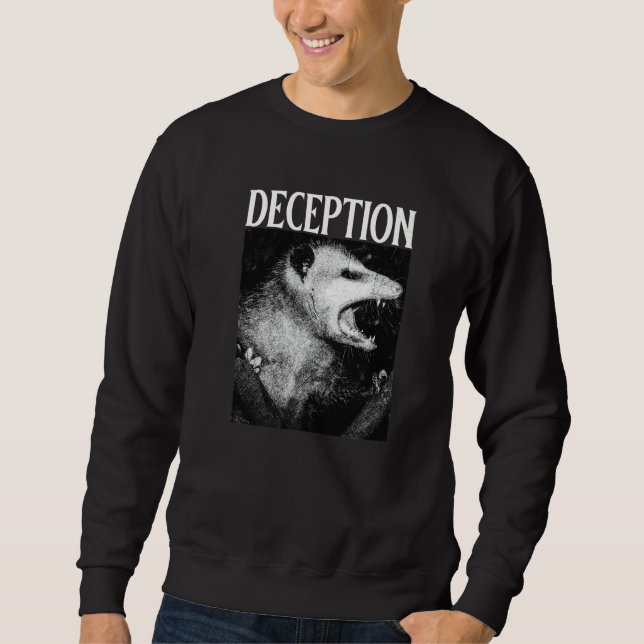 Deception Possum  Pungråtta Lång Ärmad Tröja (Framsida)