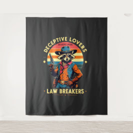 🐾 "Deceptive Älskare, Law Breakers" - Raccoon 🔥 