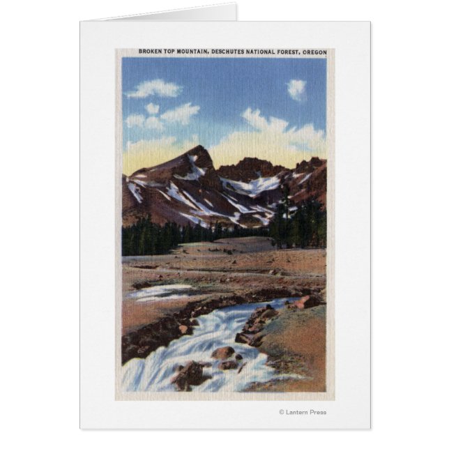 Dechutes National Forest, ELLER Hälsningskort (Framsidan)