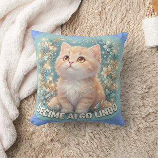 Decime Algo Lindo Cute Cat Baby Bodysuit - Pastel Kudde