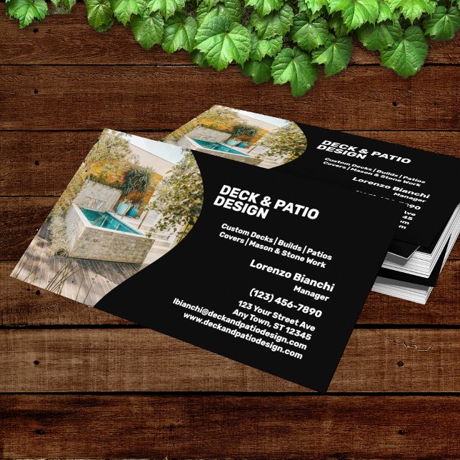 Deck and Patio Design Company Visitkort (Skapare uppladdad)