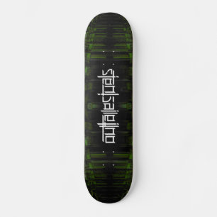 Deck för utgående kalkylteam mini skateboard bräda 18,5 cm