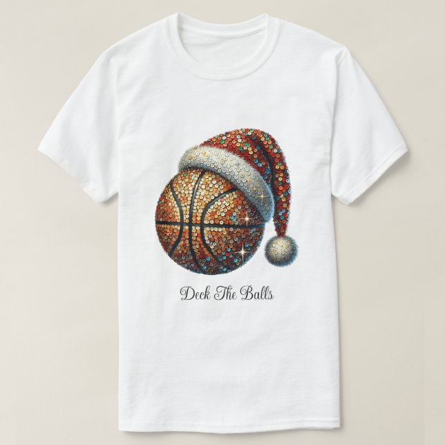 Deck of Bollar Basketball Helgdag T-Shirt (Design framsida)