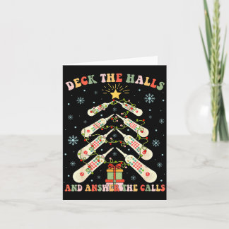 Deck The Halls & Svara På Samtalen Cna Jul Kort