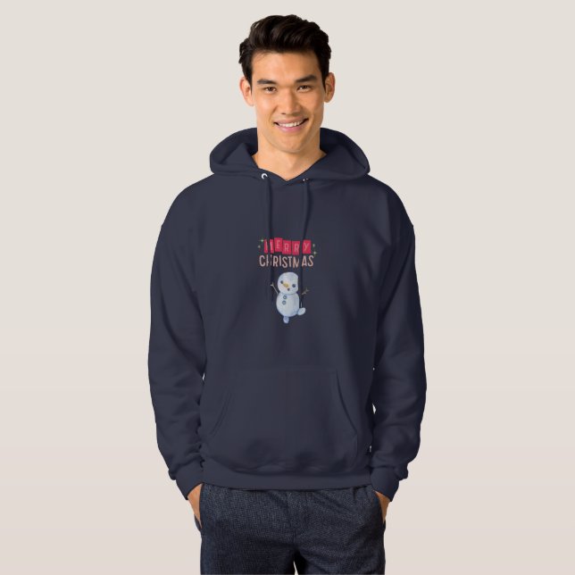Deck the Halls: Merry Christmas Cheer" Hoodie (Hel framsida)