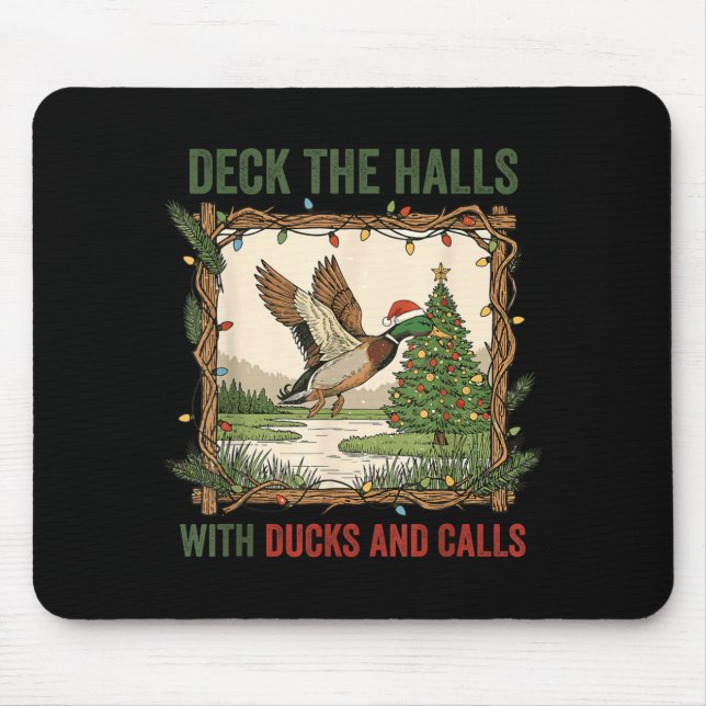 Deck The Halls With Ducks And Calls Christmas Hunt Musmatta (Framsidan)