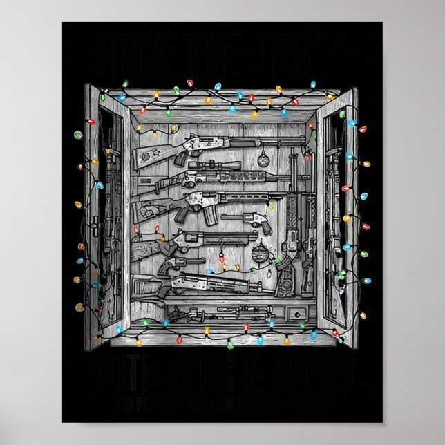 Deck The Halls With Guns &amp; Ammo (on Back)  Poster (Framsidan)