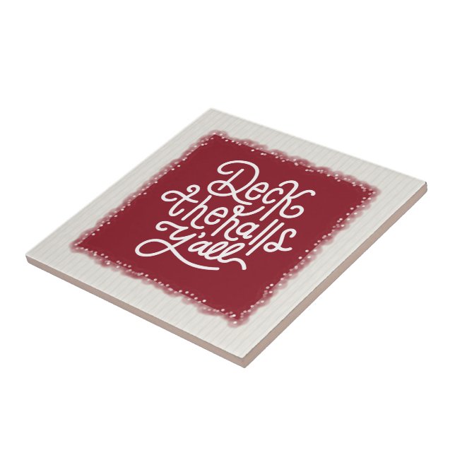 Deck the Halls Y'all Kakelplatta (Sidan)