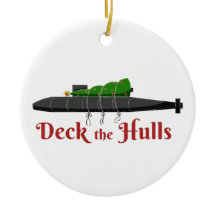 Deck the Hulls - Sub Helgdag Ornament