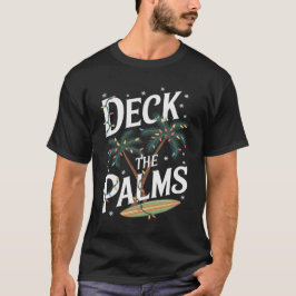 Deck The Palms Christmas Forced Family Fun T Shirt