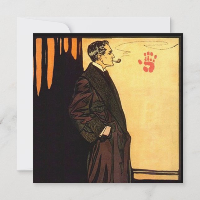 DECKARE FÖR ~SUPER FÖR GÅTAPARTYINBJUDAN INBJUDNINGAR (Framsida)