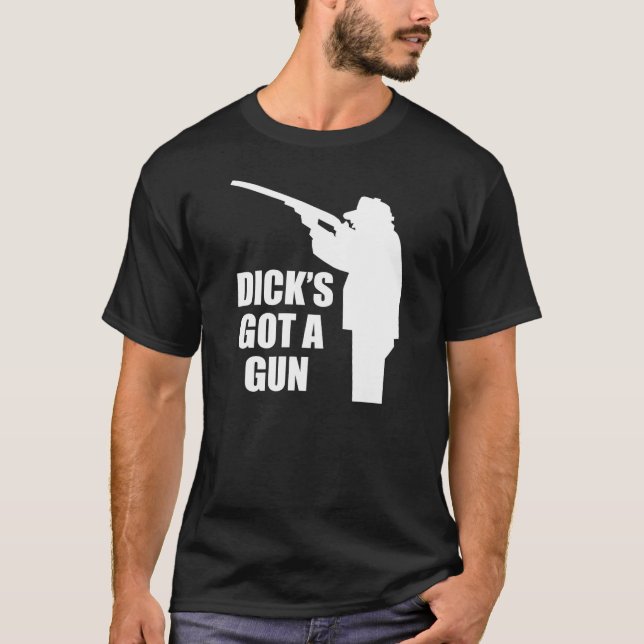 Deckare har ett vapen tee shirt (Framsida)