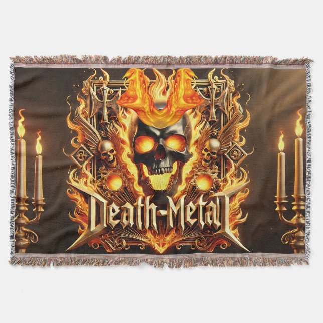 Decke für Death Metal Fans und Musiker Filt (Framsidan)
