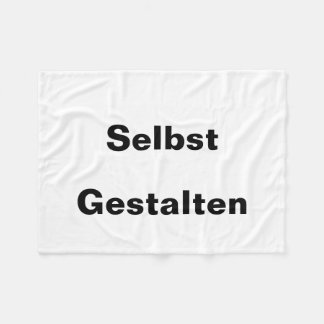 Decke Selbst Gestalten Fleecefilt