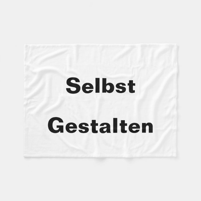 Decke Selbst Gestalten Fleecefilt (Framsidan (Horisontell))