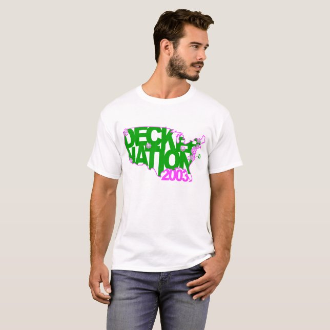 Decker Reunion Deckernation T-Shirt 2003 (Hel framsida)