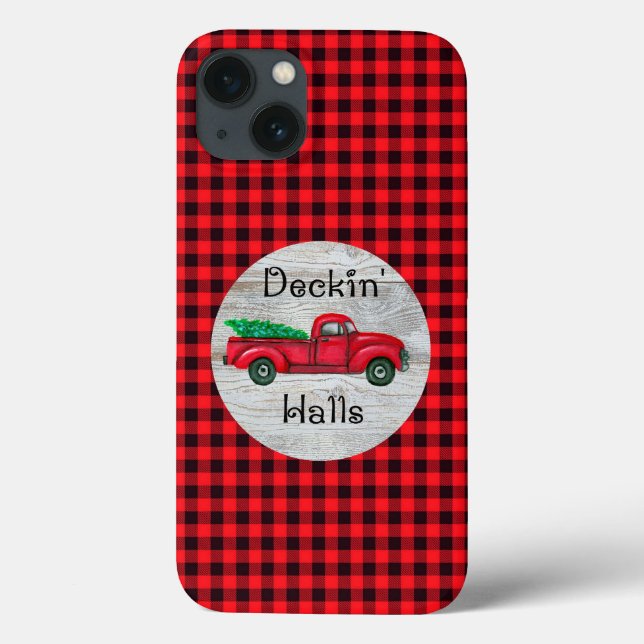 Deckin Halls Red Lastbil (Baksida)