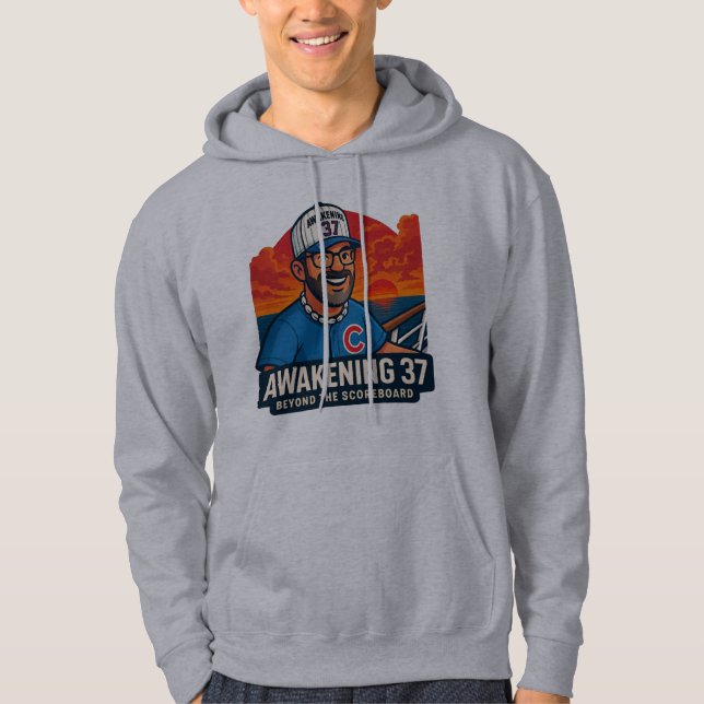 Decks and Dingers Sunset Hoodie (Framsida)