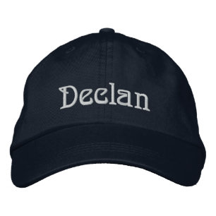 DECLAN Namn Designer Cap Broderad Keps