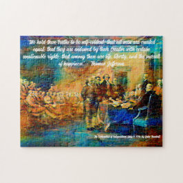 Declaration of Independence, July 4, 1776 Pussel