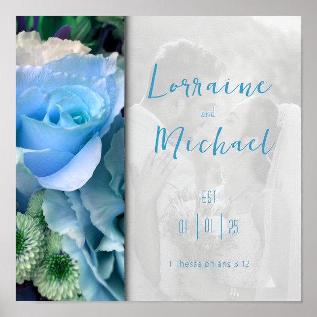 Declaration of Love Blue Picture Poster (Framsidan)