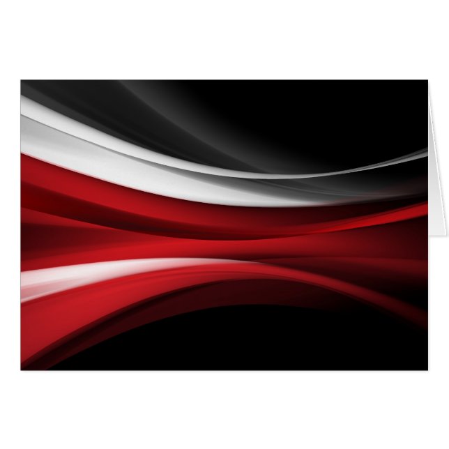 Deco Abstract3 Hälsningskort (Framsidan Horizontal)