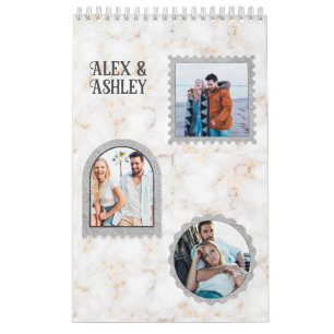 Deco Art Modern Customized Photo Namn Kalender