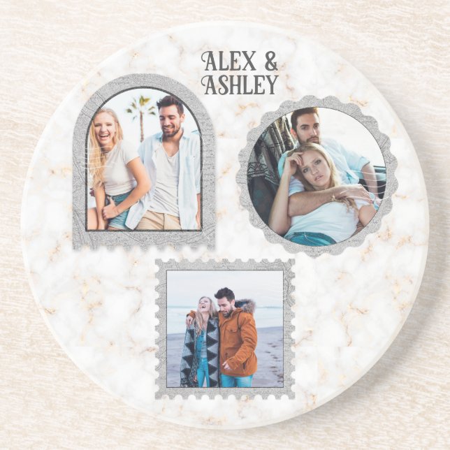 Deco Art Modern Customized Photo Namn Underlägg (Framsidan)