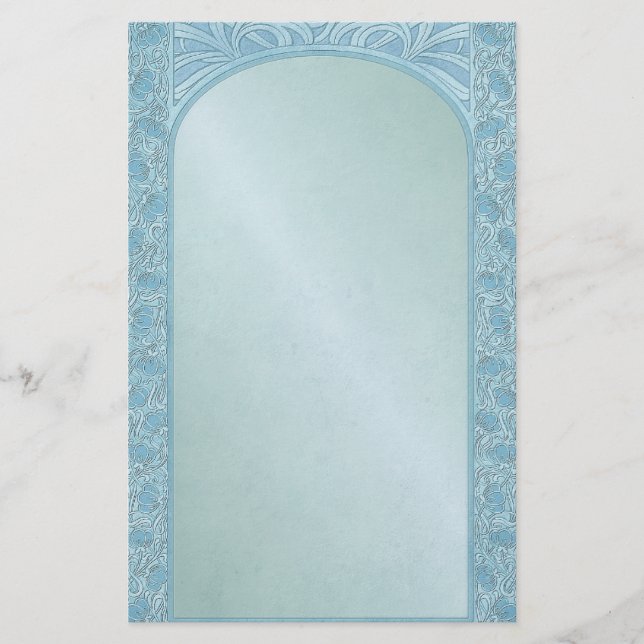 Deco Blue - Stationery Brevpapper (Framsida)