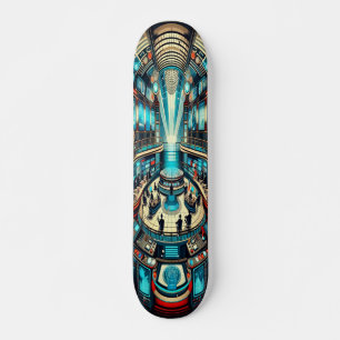 "Deco Broadcast Hub Deck" Mini Skateboard Bräda 18,5 Cm