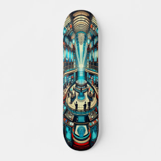 "Deco Broadcast Hub Deck" Mini Skateboard Bräda 18,5 Cm