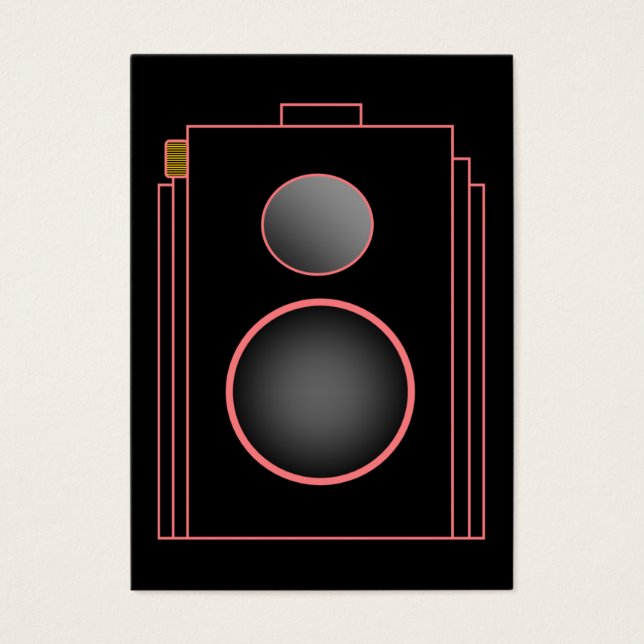 Deco Camera Bookmark (Bremen) Visitkort (Framsidan)
