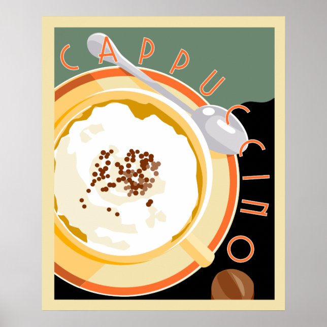 Deco Cappuccino Poster (Framsidan)