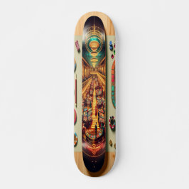 "Deco Casino Spectacle Deck" Mini Skateboard Bräda 18,5 Cm