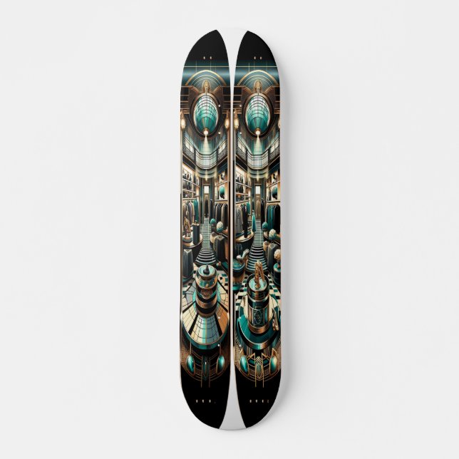 "Deco Couture Boutique Deck" Mini Skateboard Bräda 18,5 Cm (Framsida)