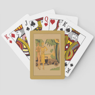 Deco Dam och bil Casinokort