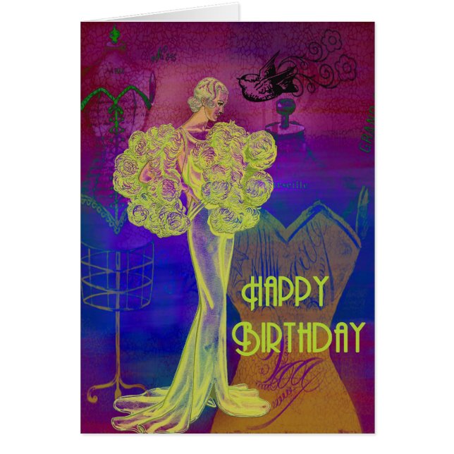 Deco damBoa Hälsningskort (Framsidan)