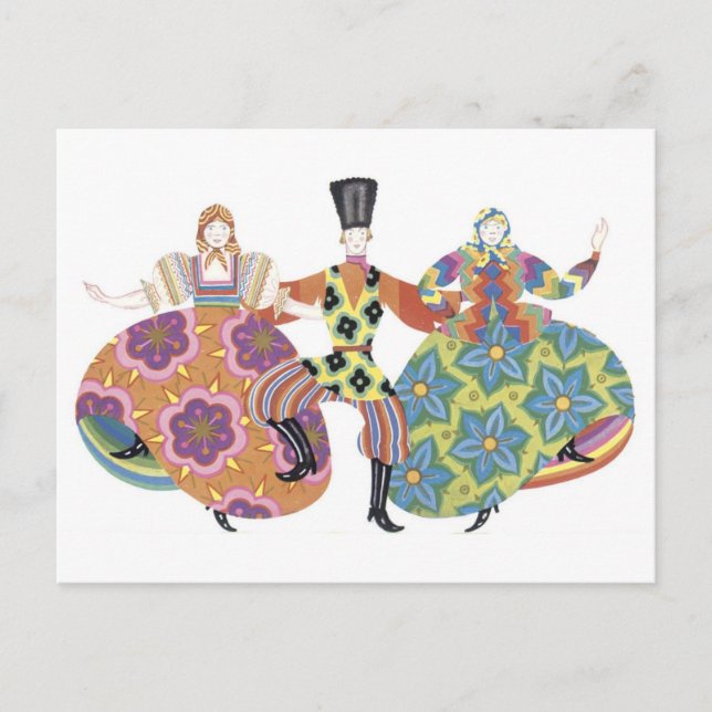 Deco Dancers Vykort (Framsida)