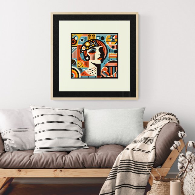 Deco Diva: Ett geometriskt attribut Poster (Skapare uppladdad)