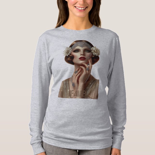 DECO DIVA SHIRT (GRÅTT) T SHIRT (Framsida)