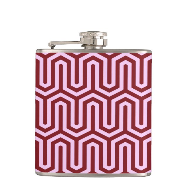 Deco Egyptian motif - burgundy och rosa Fickplunta (Framsidan)