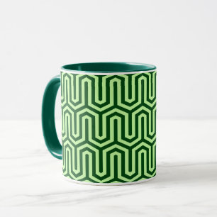 Deco Egyptian motif - grönten gräs Mugg