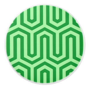 Deco Egyptian Motif - Jade grönt Knopp