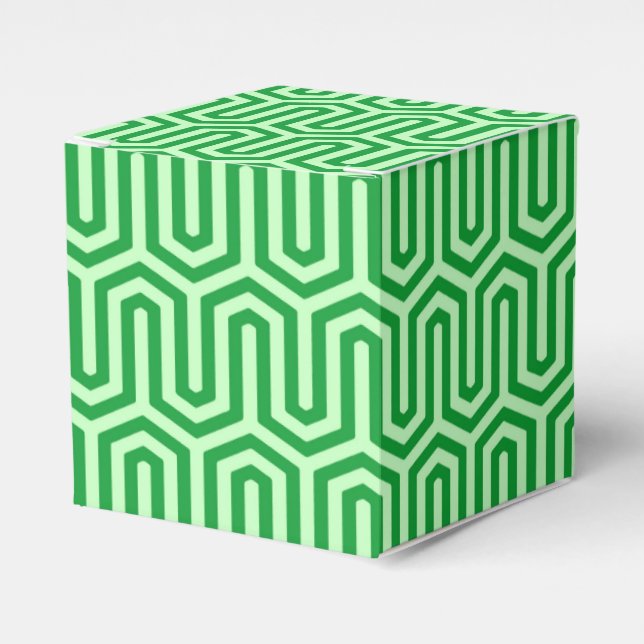 Deco Egyptian Motif - Jade grönt Presentaskar (Framsidan Sidan)