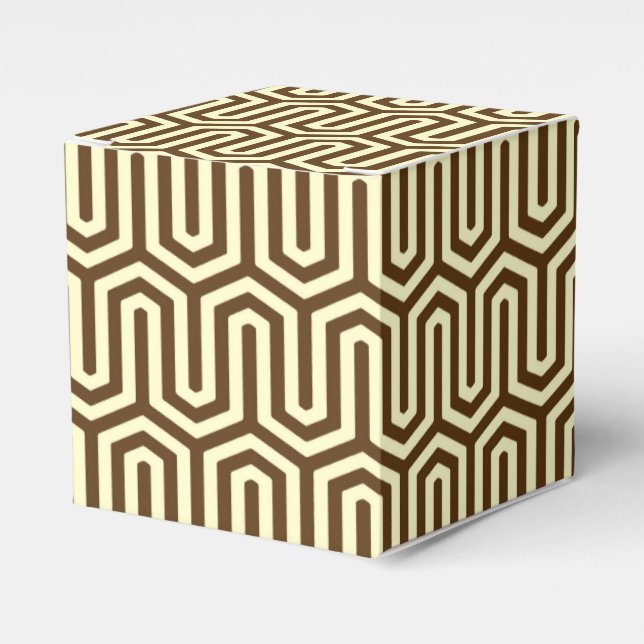 Deco Egyptian Motor - choklad och grädde Presentaskar (Framsidan Sidan)