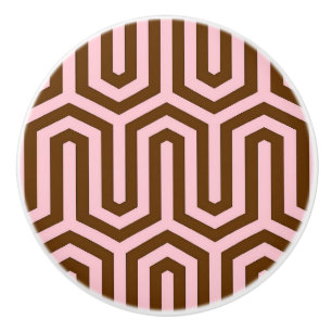 Deco Egyptian Motor - rosa och choklad Knopp