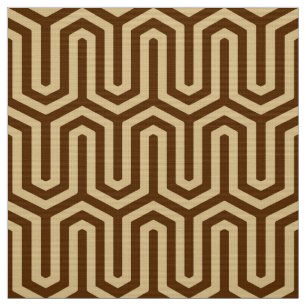 Deco egyptiskt motiv - caramel och choklad tyg