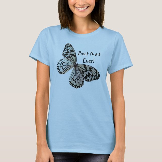 Deco fjäril för moster t-shirt (Framsida)